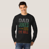 Mens Dad Jokes Rre How Eye Roll Funny Father's Day Tシャツ (正面フル)