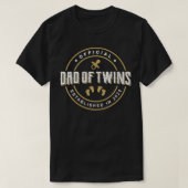 Mens Dad of Twins 2022 New Daddy To Be Funny Epect Tシャツ (デザイン正面)
