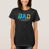 Mens dad thanks for financing and the supporting B Tシャツ (正面)