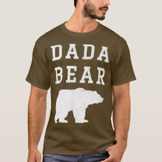Mens Dada Bear Shirt Light Vintage Distress Bear P Tシャツ