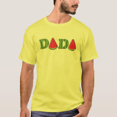 Mens Dada Watermelon Summer Fruit Watermelon Slice Tシャツ (正面)