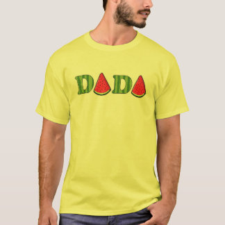 Mens Dada Watermelon Summer Fruit Watermelon Slice Tシャツ