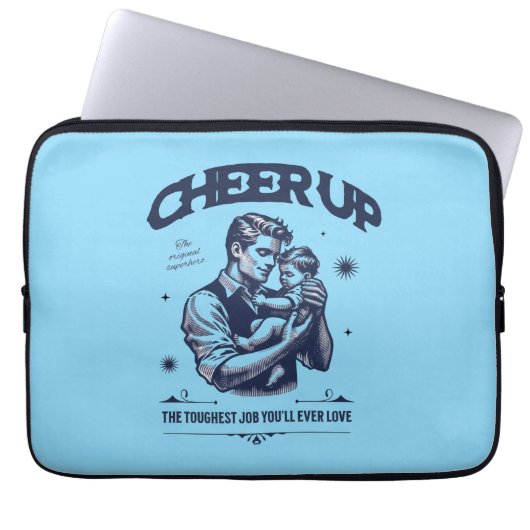 MEN'S DADDY CHEER UP ELECTRONICS BAG ラップトップスリーブ (正面)