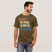 MENS DADDY THE MAN THE MYTH THE LEGEND MEN Tシャツ (正面フル)