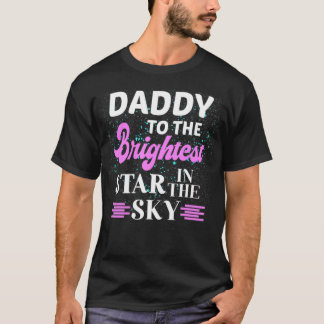 Mens Daddy To An Angel Baby  Baby Loss for Dad  Tシャツ