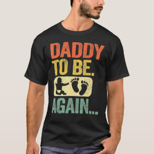 Mens Daddy To Re New Dadar Soon 2nd Father Sec Tシャツ