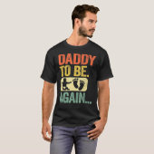 Mens Daddy To Re New Dadar Soon 2nd Father Sec Tシャツ (正面フル)