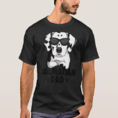 Mens Dalmatian Dog Dad Premium Tシャツ (正面)
