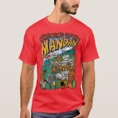 Men's Dark "Growing Up in Mandan" Tシャツ (正面)