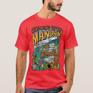 Men's Dark "Growing Up in Mandan" Tシャツ