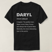 Mens Daryl Name  Tシャツ (デザイン正面)
