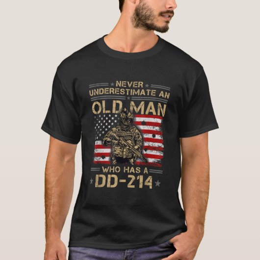 Mens DD214卒業生Tシャツ Tシャツ (正面)