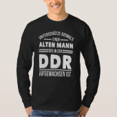 Mens Ddr Ossi東ドイツの男性 Tシャツ (正面)
