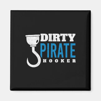 Mens dirty pirate freebooter caribbean sea thief マグネット