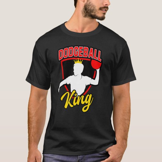 Mens Dodgeball King for Dodgeball and Dodgeball M Tシャツ (正面)
