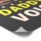 Mens Dont Make Me Use My Daddy Voice Funny Gay Be  ポスター (角)