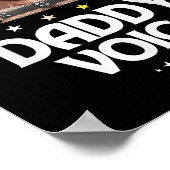 Mens Dont Me Use My Daddy Voice おもしろいゲイBea ポスター (角)