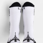 Men's dragon symbol socks ソックス (上部)