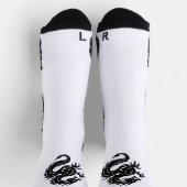 Men's dragon symbol socks ソックス (上部)