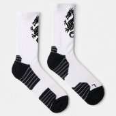 Men's dragon symbol socks ソックス (右)