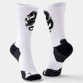 Men's dragon symbol socks ソックス (傾斜あり)