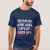MEN'S DREAM BIG CHEER UP BASIC T SHIRT  Tシャツ (正面)