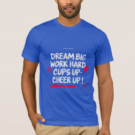 MEN'S DREAM BIG CHEER UP JERSEY T SHIRT  Tシャツ