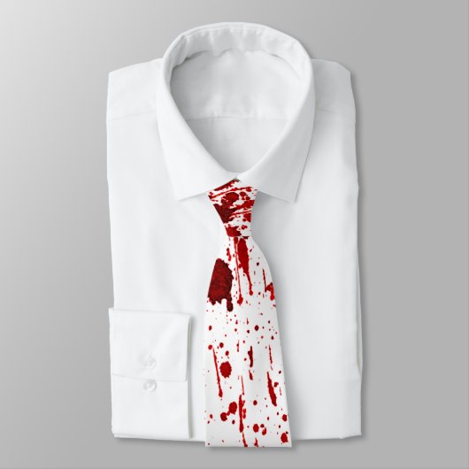 Mens Dress Tie Blood Splatter Vampire Gothic Horro ネクタイ (タイ)