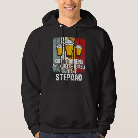 Mens Drink応援はUn Beer Lievable Step パーカ (正面)