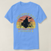 Mens Drummer Dad Like A Regular Dad But Cooler Fun Tシャツ (デザイン正面)