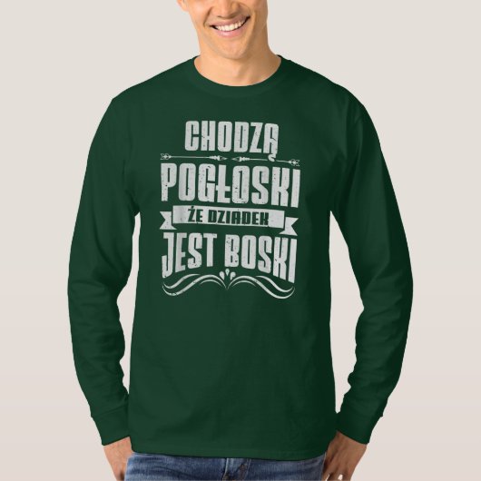 Mens Dziadzie Dziadzia Dziadziu Dziadzio Poland Tシャツ (正面)
