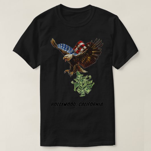 Mens Eagle Money Tシャツ (デザイン正面)