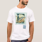 MEN's Edmonds MarshサケTシャツ2（背中つき） Tシャツ (正面)