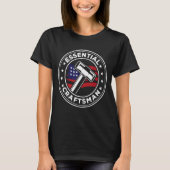 Mens Essential Graphic Electrician Worker Tools Me Tシャツ (正面)