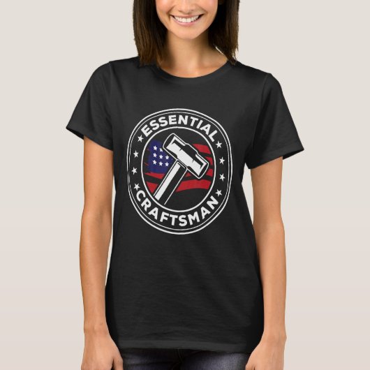 Mens Essential Graphic Electrician Worker Tools Me Tシャツ (正面)