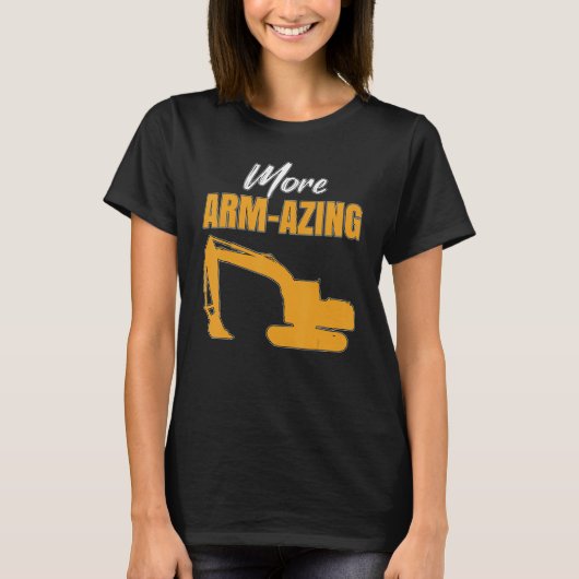Mens Excavator Toys and Accessories - More Armazin Tシャツ (正面)