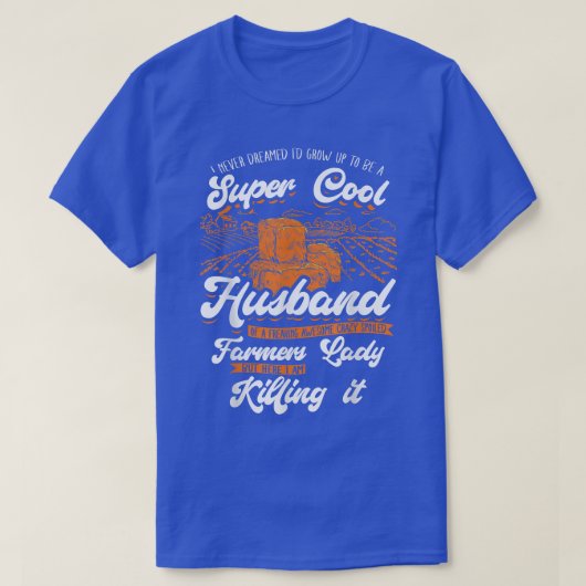 Mens Farmer Husband Agriculture Farming Farm  Tシャツ (デザイン正面)