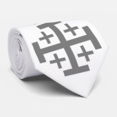 Men's Fashion Tie With Jerusalem Cross ネクタイ (ロール)