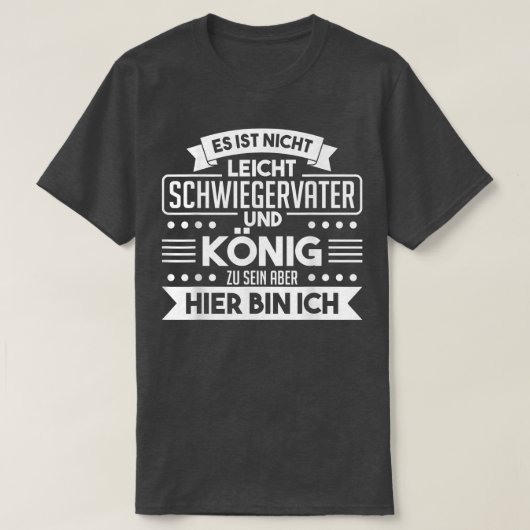 Mens Father in law in law parents, saying in law  Tシャツ (デザイン正面)