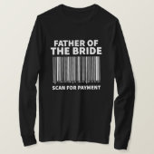 Mens Father Of The Bride Scan For Wedding Tシャツ (デザイン正面)