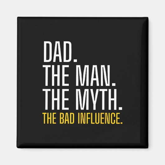 Mens Father &# s Dayパパ男The Myth In マグネット (正面)