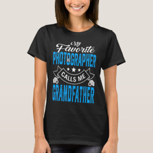 Mens Father's Dayフォトグラファーお気に入りのがMに電話 Tシャツ