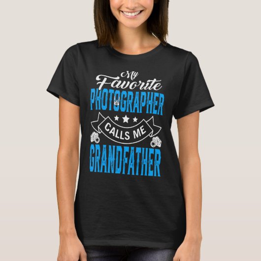 Mens Father's Dayフォトグラファーお気に入りのがMに電話 Tシャツ (正面)