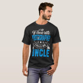 Mens Father's Dayフォトグラファーお気に入りのがMに電話 Tシャツ (正面フル)