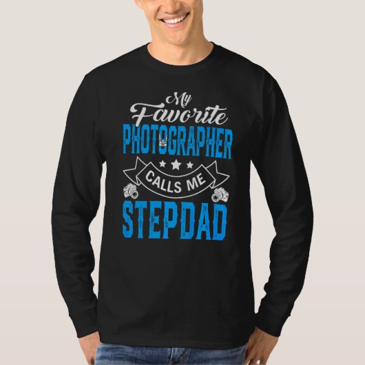 Mens Father's Dayフォトグラファーお気に入りのがMに電話 Tシャツ (正面)