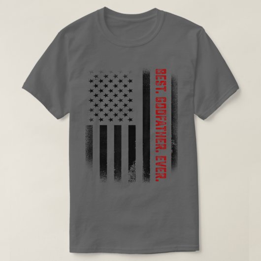 Mens Fathers Day Gift For Papa Best Godfather Eve Tシャツ (デザイン正面)