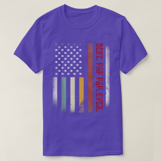 Mens Fathers Day Gift For Papa  Best Pap Pap Ever  Tシャツ (デザイン正面)