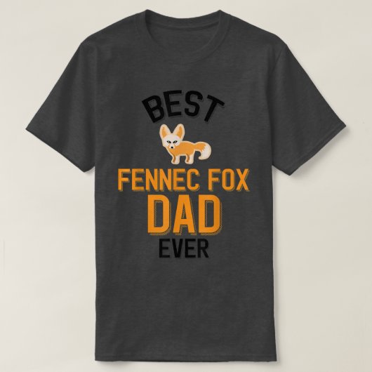 Mens Fennec Fox Dad T-Shirt Tシャツ (デザイン正面)