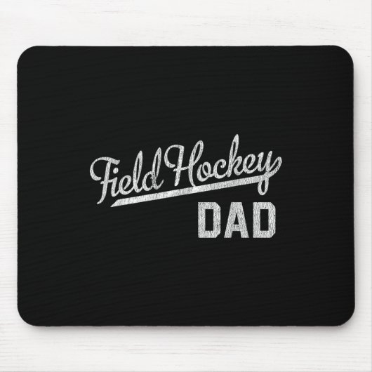 Mens Field Hockey Dad マウスパッド (正面)