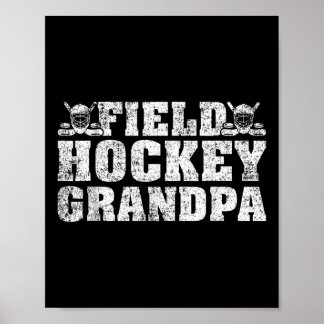 Mens Field Hockey Sports Lover Field Hockey Grandp ポスター